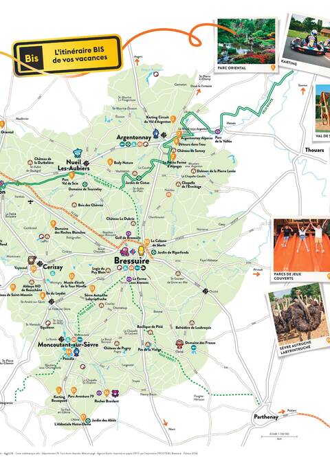 Carte Touristique du Bocage Bressuirais