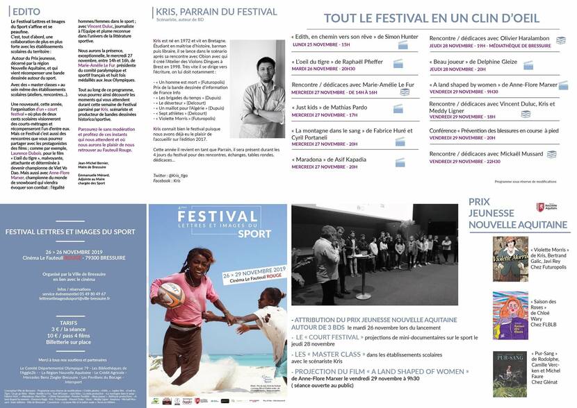 Festival "Lettres et Images du Sport" à Bressuire en un clin d'oeil