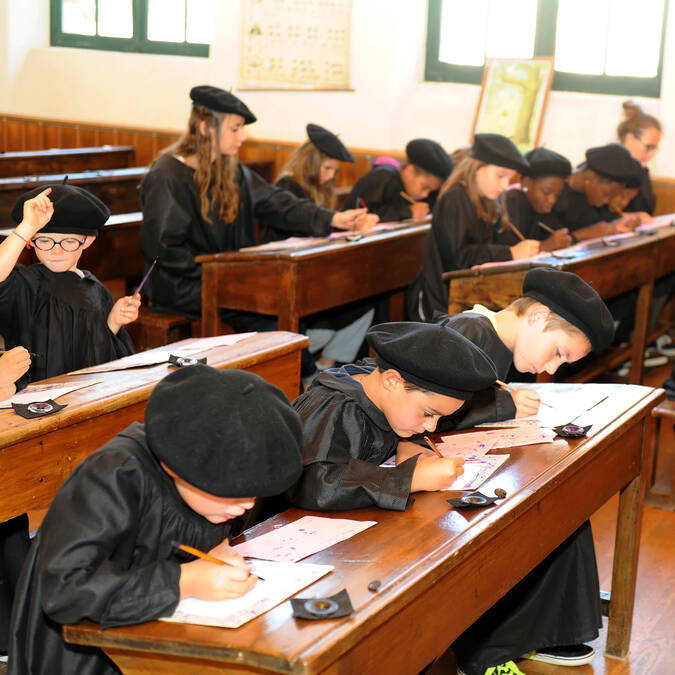 Classe d’enfants à la Tour Nivelle